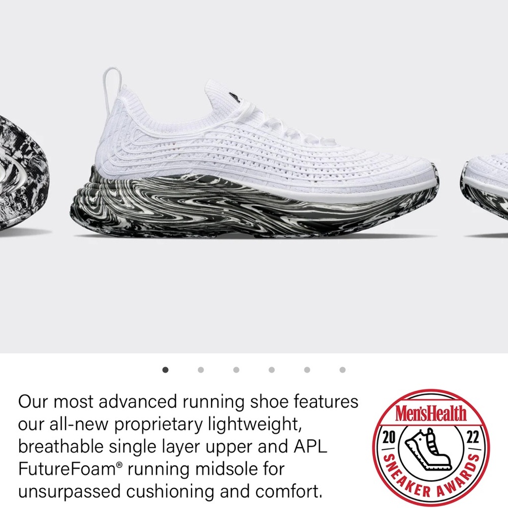 APL White Running Shoes